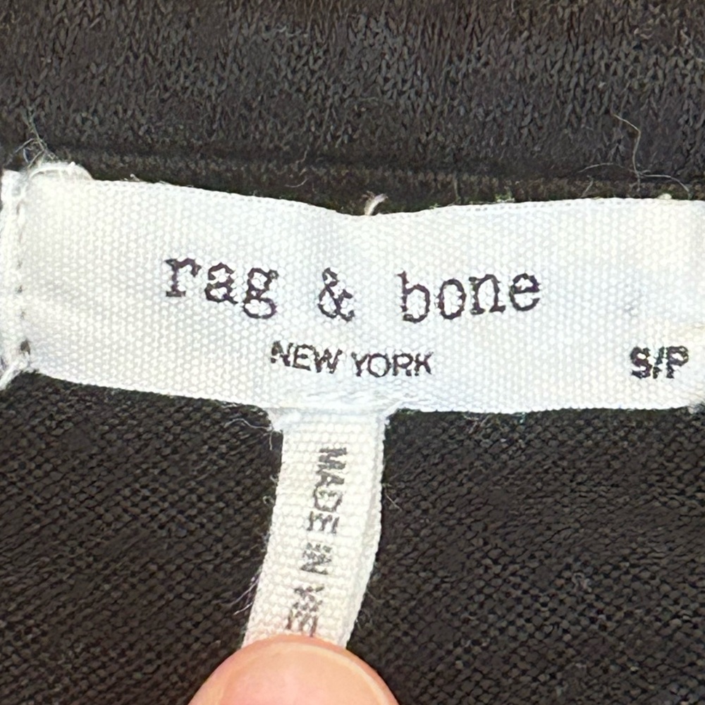 rag & bone Navy and White Striped Long Sleeve Top - Picture 4 of 8